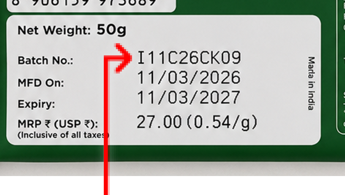 Batch Number Example